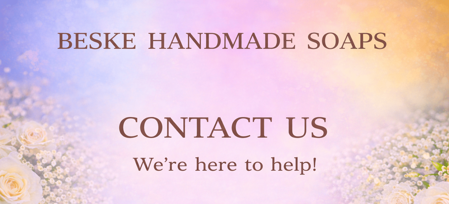 CONTACT BANNER - BESKE HANDMADE SOAPS